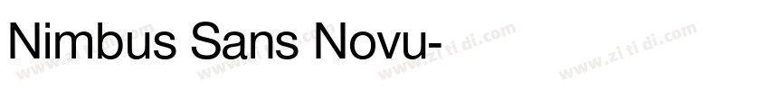 Nimbus Sans Novu字体转换 Nimbus Sans Novu字体转换